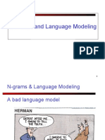 N-Grams and Language Modeling