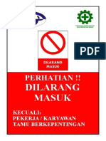 Dilarang Masuk