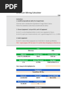 Simple Ethereum Mining Calculator Template