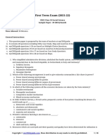 Mycbseguide: Cbse Class 10 Social Science Sample Paper - 09 (MCQ Based)