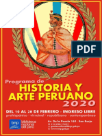 Programa Historia Arte Peruano 2020