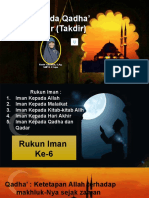 Iman Kepada Qadha' Dan Qadar