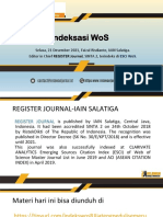 Workshop Indeksasi Wos Rji Jateng Peduli Semeru 21 Dec 2021