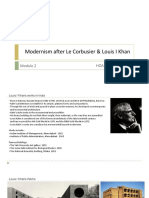 Module 2 - Modernism After Le Corbusier & Louis Khan