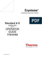 Cryotome Operator Guide 77210163 Issue 3