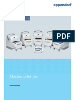 19247 Eppendorf Mastercycler Pro Thermal Cyclers Operating Manual