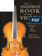 Walter Kolneder the Amadeus Book of the Violin
