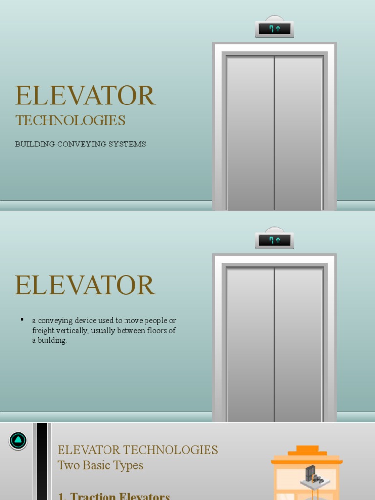 Elevator Technologies Overview | PDF | Elevator | Transport
