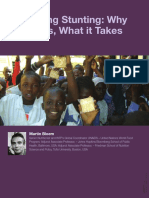 Preventing Stunting: Why It Matters, What It Takes: Chapter One
