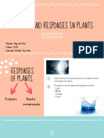 Science - 1.3 Stimuli and Responses in Plants