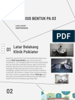 PA03 - Analisa Bentuk Klinik Psikiater (Lana)