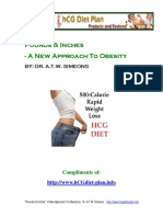 Hcg Diet Plan eBook Download - Pounds and Inches