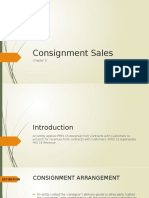 PFRS 15 Revenue Recognition from Consignment Sales