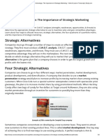 Competitive Advantage_ The Importance of Strategic Marketing - Video & Lesson Transcript _ Study.com