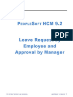 Leave Request by Employee and Approval by Manager