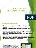 Forecasting and Demand Planning: Group 2