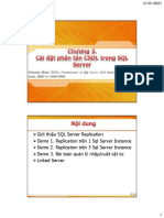 CSDLPT - Chuong 3 - Cai Dat Phan Tan CSDL Trong SQL Server