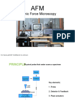 Atomic Force Microscopy: Ou Nanolab/Nsf Nue/Bumm & Johnson