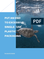 Put An End To Excessive Single - Use Plastic Packaging: The White Paper