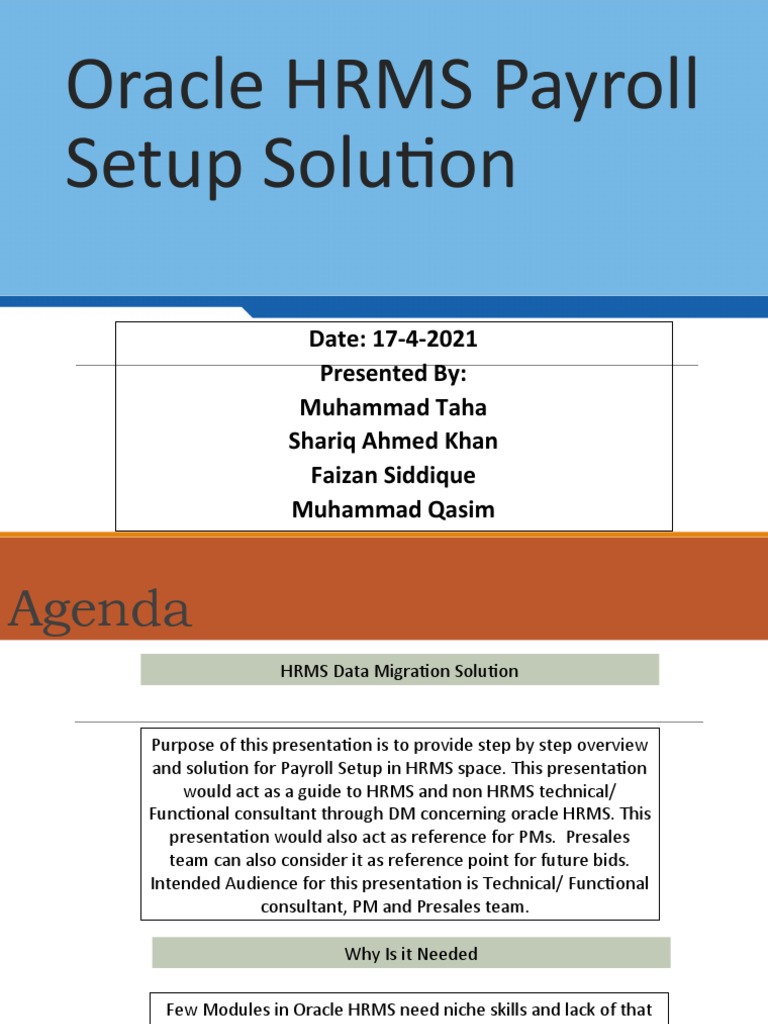 Oracle HRMS | PDF | Payroll | Salary