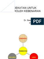 002 Pendekatan Untuk Memperoleh Kebenaran