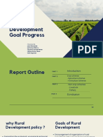 Rural Development Goal Progress Report