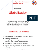 Globalization: Contemporary Developments in Business and Management - SIM337