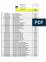 2020 Price List: Cables