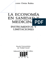 Ortun (1992) EconomiaSanidadMedicina