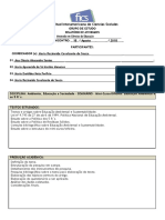 Ambiente Educação Sociedade Seminário Mini Curso