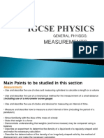Measurements: General Physics