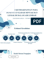 Estimasi Ketidakpastian Pada Penentuan Kadar Minyak Dan Lemak Di Dalam Air Limbah