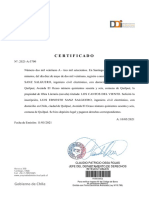 Certificado de Propiedad Intelectual Los Cantos del Viento 2021-A-3700