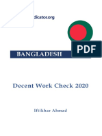 Bangladesh: Decent Work Check 2020