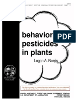 Behaviour of Pesticides in Plants