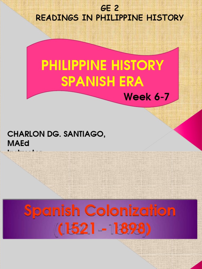 Spanish Colonization of the Philippines | PDF | Spanish Empire ...