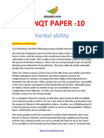 TCS NQT Paper 9
