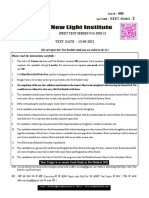 CRACK NEET 2021 MODEL PAPER 2