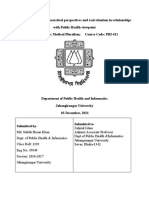 Medical Pluralism Theoretical Perspectives