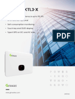 High-Efficiency Solar Inverter with AFCI and Touch Display