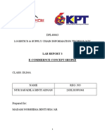 DPL40063 Logistics & Supply Chain Information Technology: Lab Report 3 E-Commernce Concept Shopee