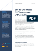 End-To-End Infosec GRC Management With Zengrc: Minimizes Manual Effort
