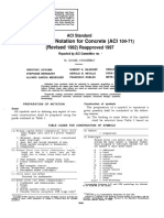 Preparation of Notation For Concrete (ACI (Revised: 104-71) 1982) Reapproved 1997