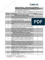 Check List para Aquisição de Máquinas e Equipamentos em Conformidade A NR