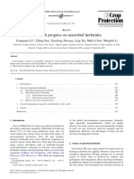 Research progress on microbial herbicides