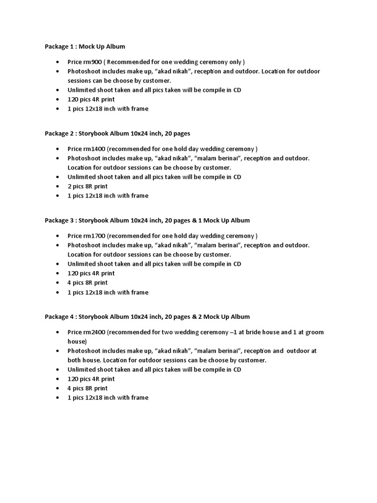 Package 1 | PDF