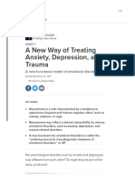 A New Way of Treating Anxiety, Depression, and Trauma - Psychology Today