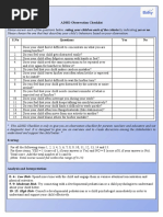 Adolescent HEADSS Assessment Form | PDF