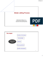 Binder Jetting Process: This Chapter