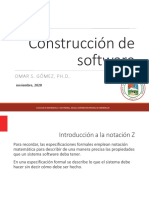 Construcción de Software: Omar S. Gómez, PH.D